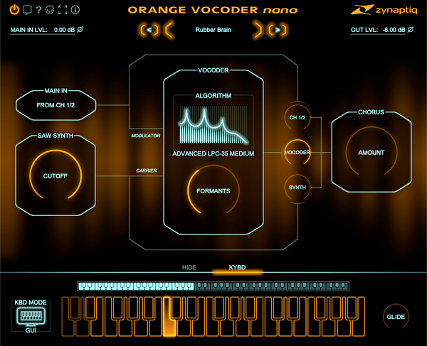 zynaptiq Orange Vocoder Nano