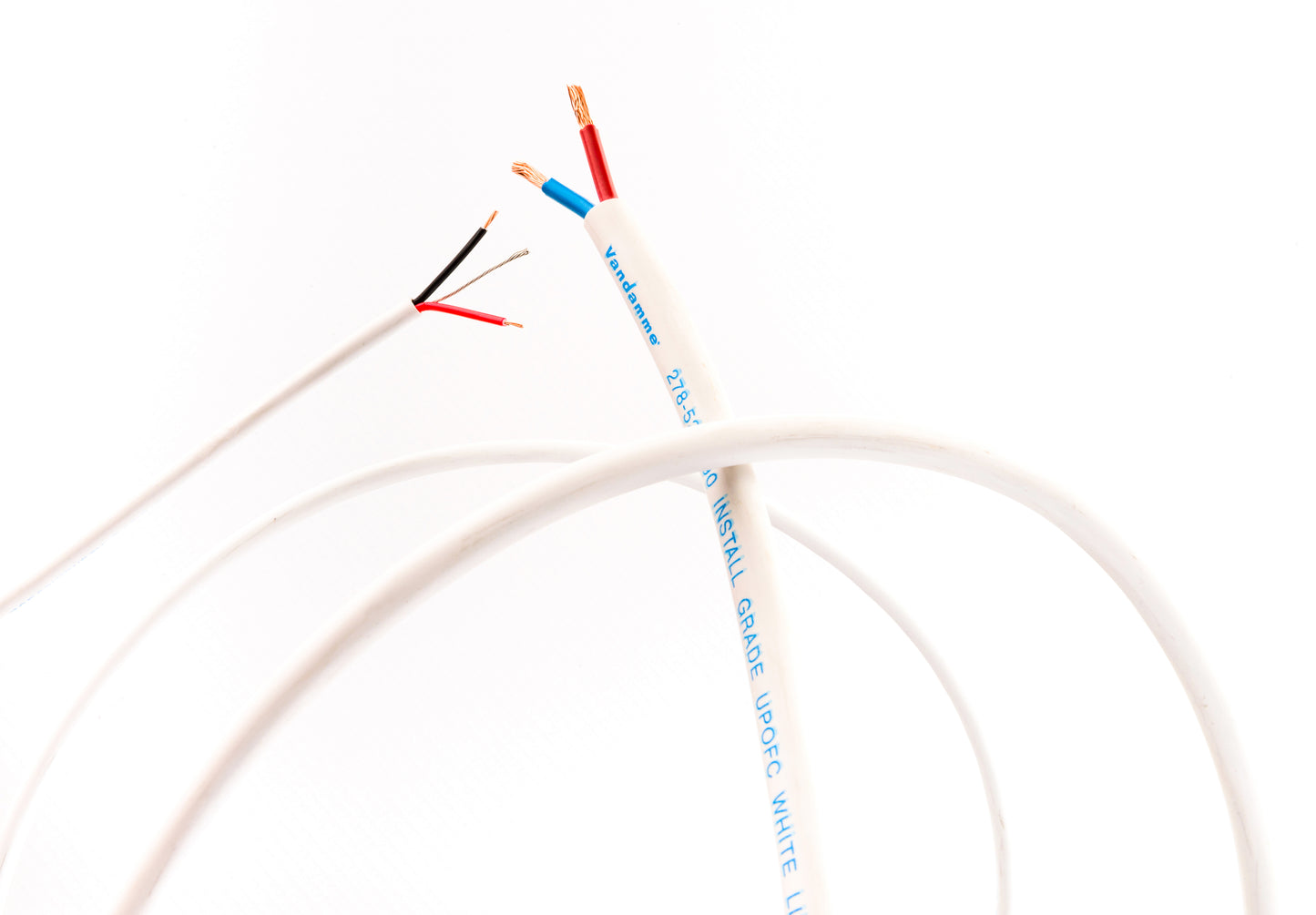 Van Damme White Line Install Grade LSZH Speaker & Signal Cable