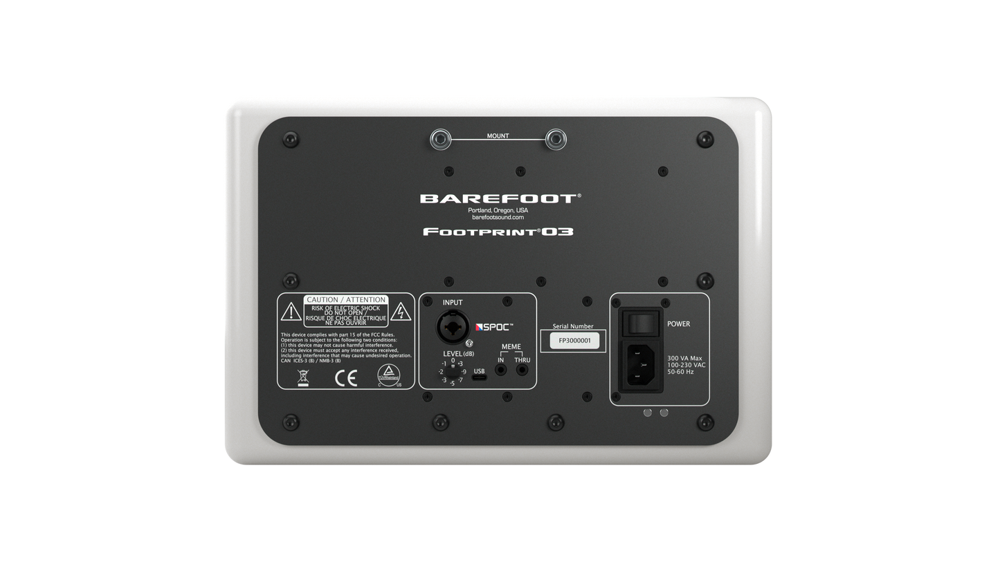 Barefoot Sound Linear White Footprint®03 (pair)