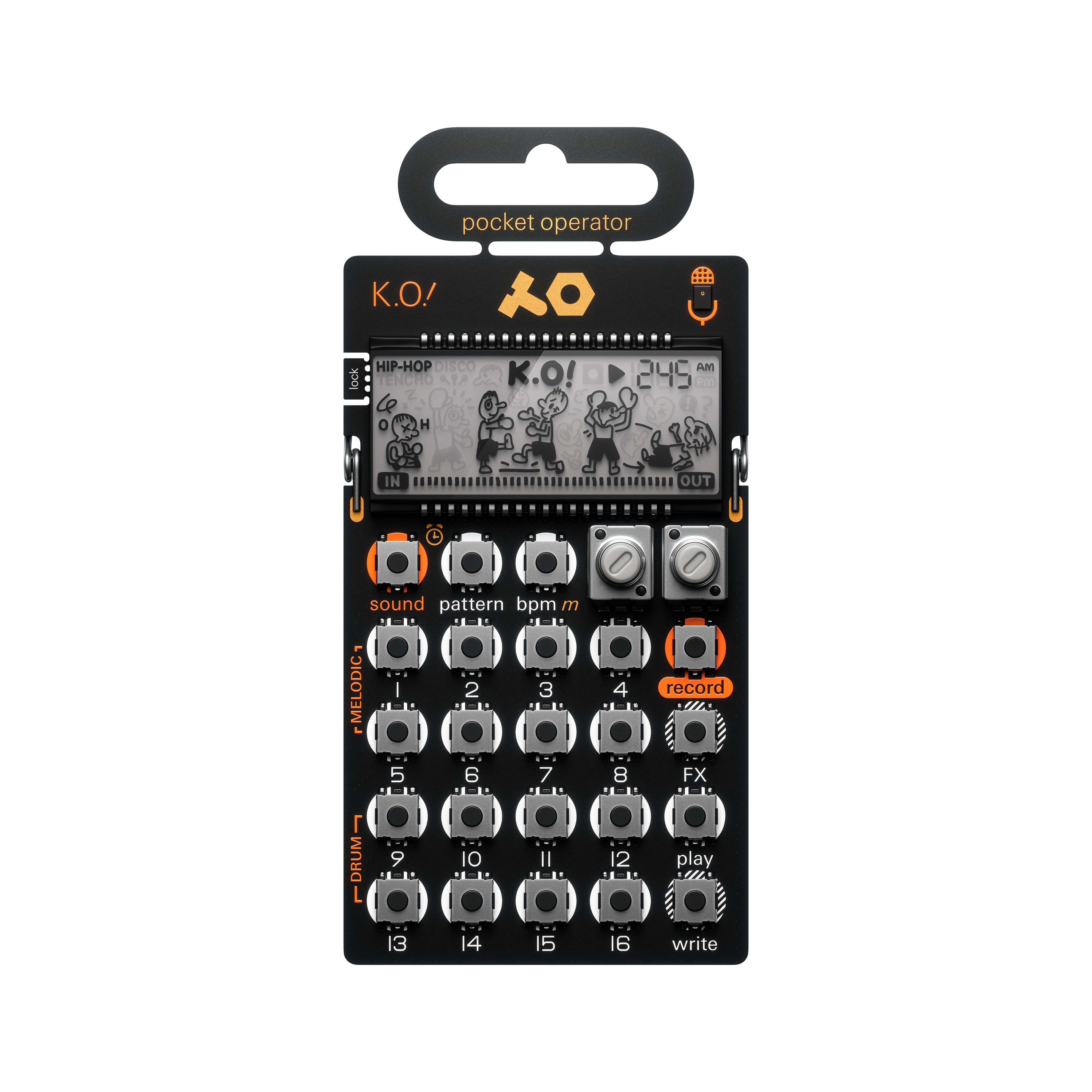 Pocket Rda License Excample Teenage Engineering PO-33 K.O! Pocket Operator | Arda Suppliers