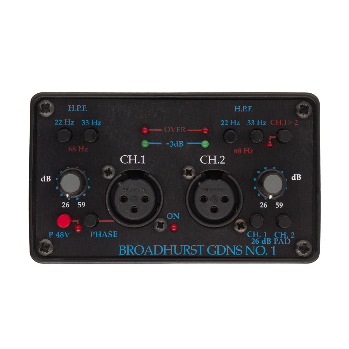 Mic Preamp & Comp 倒さ & DI / AMATERAS 1111