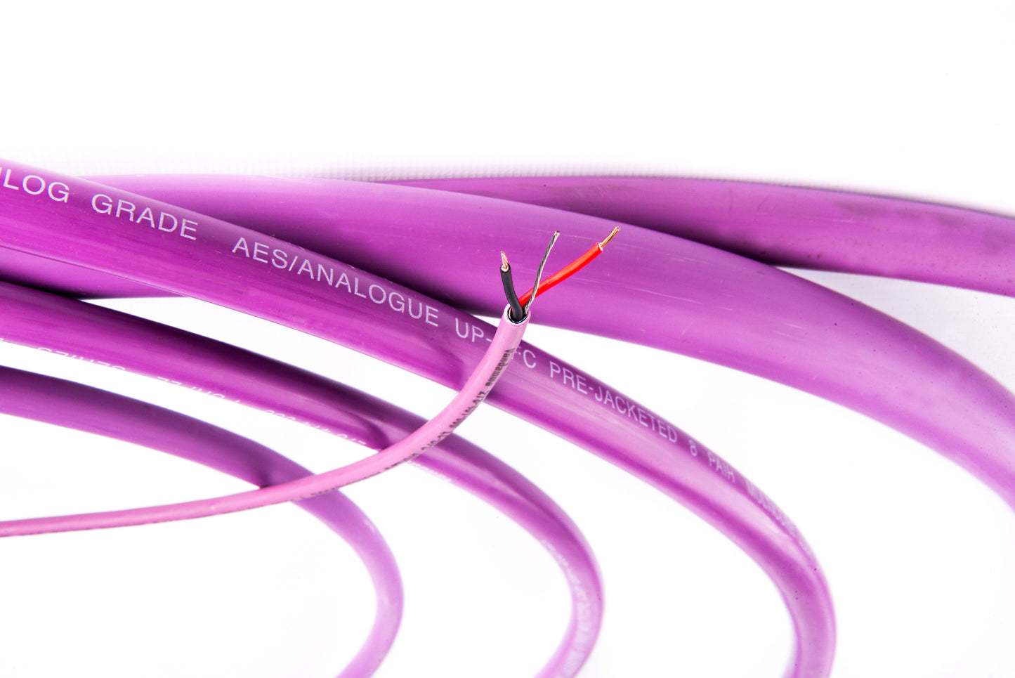 Van Damme Purple Series Digilog Ecoflex AES/Analogue Installation Cable LSZH